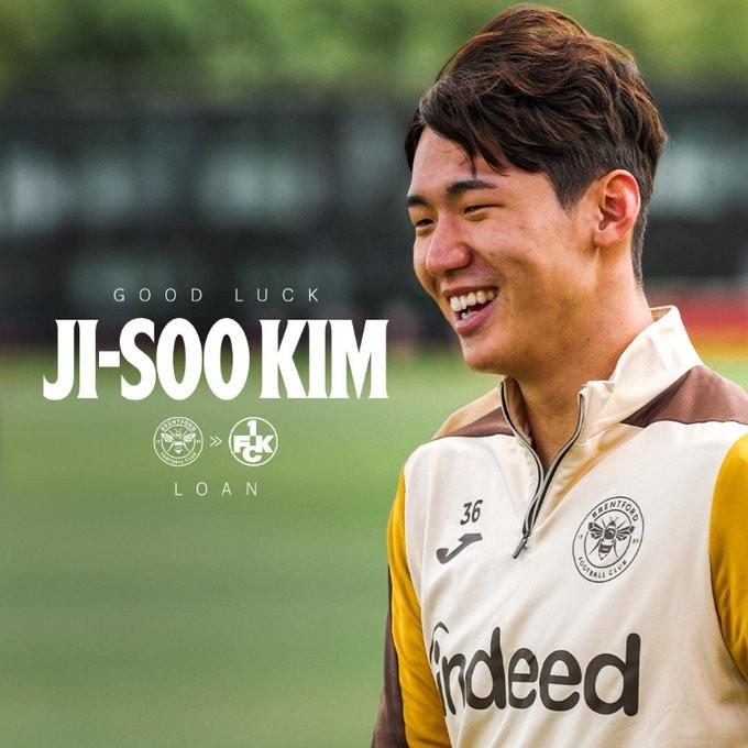 官方：布倫特福德后衛(wèi)金租借凱澤斯勞滕