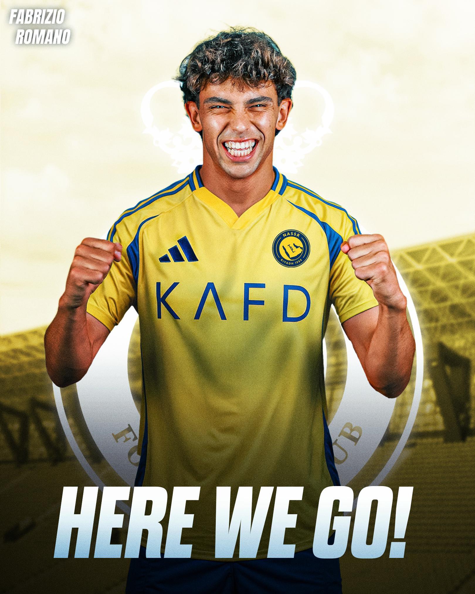 HWG:菲利克斯轉(zhuǎn)會利雅得勝利，轉(zhuǎn)會費3000萬歐