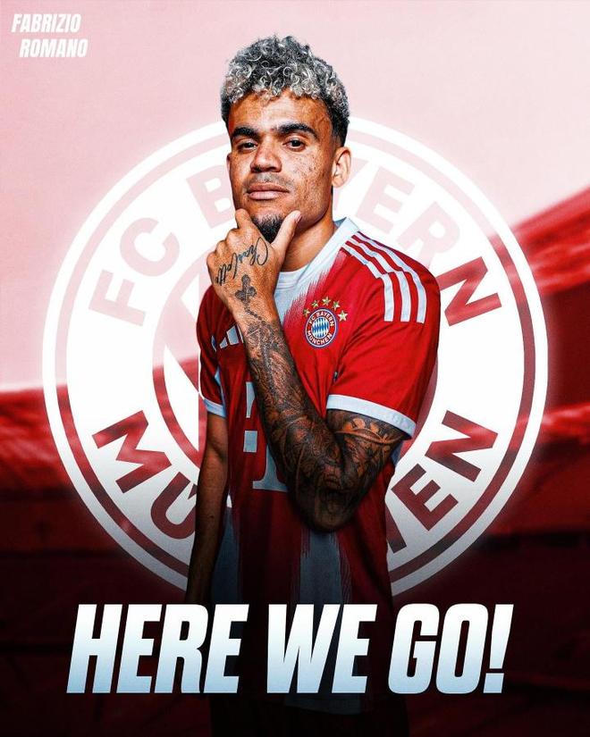 拜仁支出230萬歐，簽迪亞斯后將升至第三。德甲倒數(shù)第二，飆升第三！