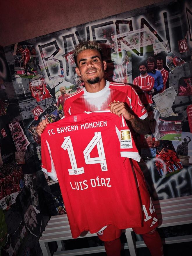 拜仁新援迪亞斯將穿14號球衣