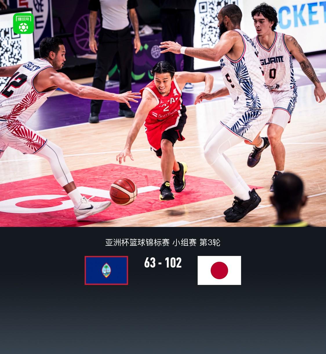 日勝關(guān)島鎖定B組第二，富永啟生高光表現(xiàn)