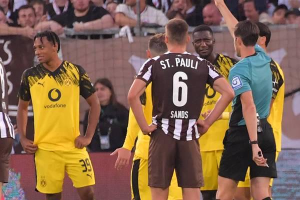 布蘭特：馬內(nèi)罰下，比賽轉(zhuǎn)折，被壓制。