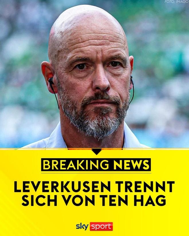 滕哈赫高薪550萬(wàn)歐，德甲亞軍一年兩罰違約金，曼聯(lián)曾付1500萬(wàn)。