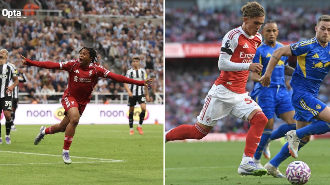 有人青春正盛，英超首球首秀誕生于第二輪。