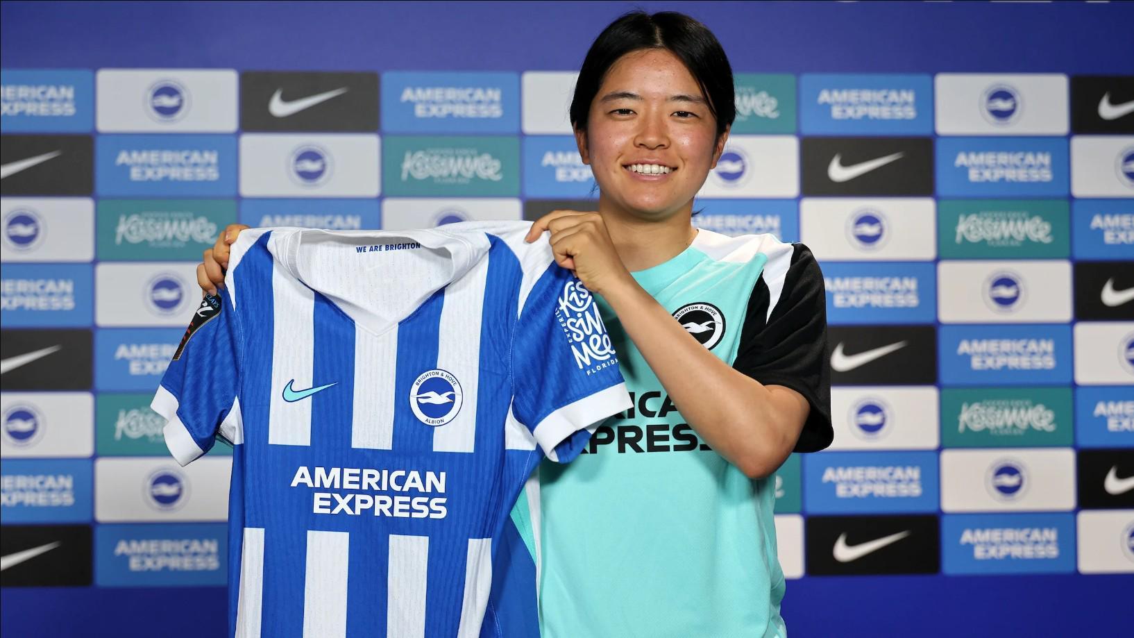 布萊頓女足簽約日本女足中場楓佳