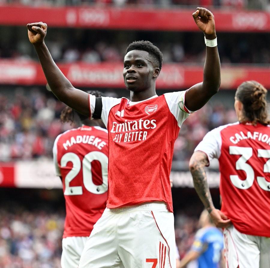 薩卡英超三季場均最高分7.54